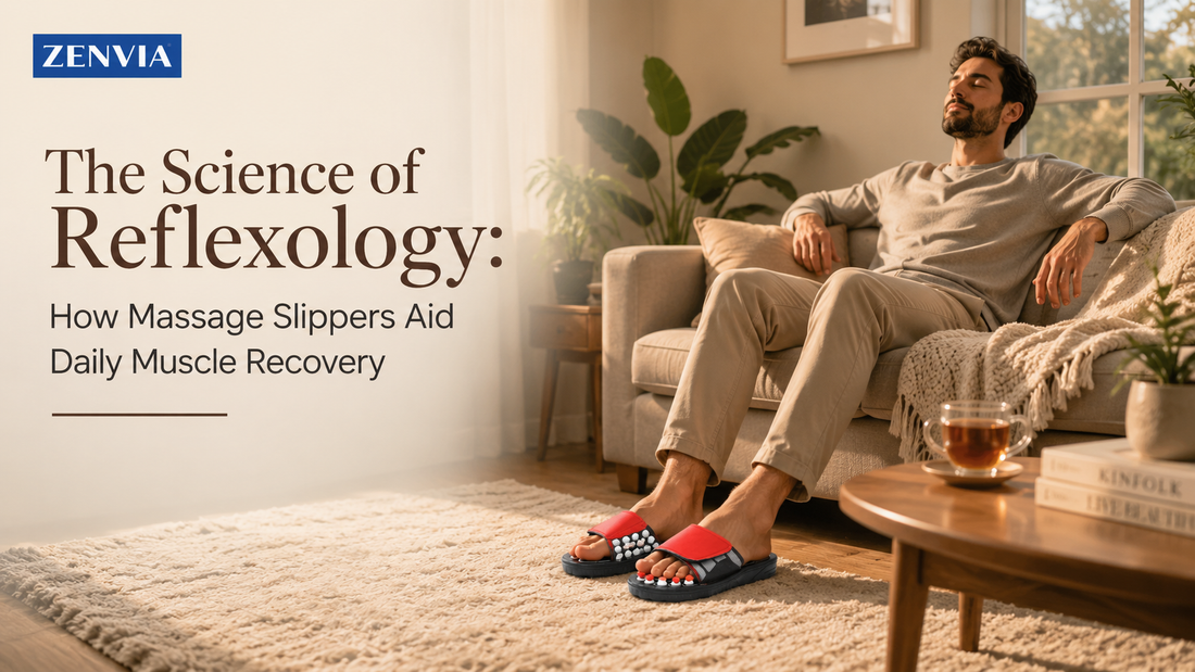 The Science of Reflexology: How Massage Slippers Aid Daily Muscle Recovery