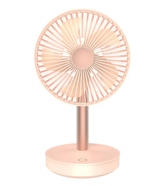 Zenvia Touchscreen Desk Fan – Silent Portable Cooling with LED Display