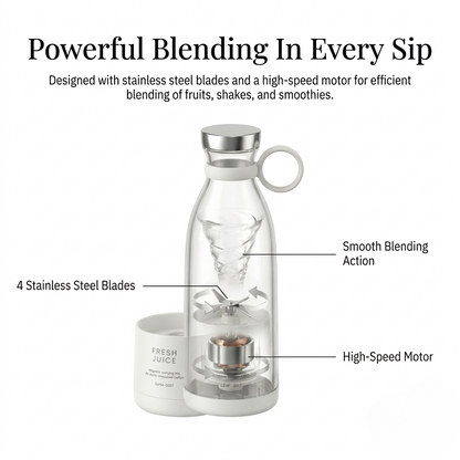 Portable Electric Juicer Blender