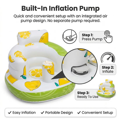Inflatable Baby Chair for Dining & Bath