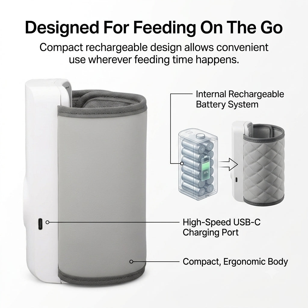 Portable Wireless Baby Bottle Warmer