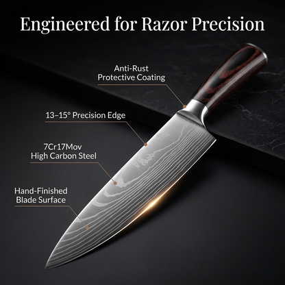 Knife Set with Kitchen Accessories