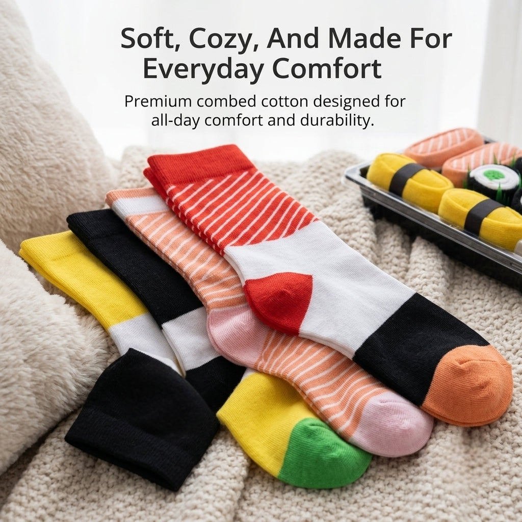 Unisex Sushi Socks