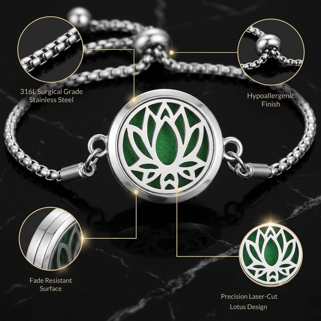 Stainless Steel Perfume Bracelet