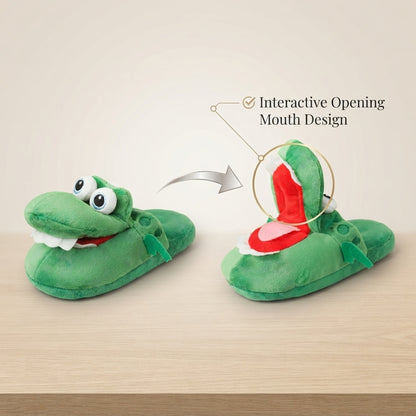 Snuggle Mouth Plush Slippers