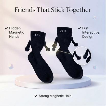 Magnetic Holding Hands Couple Socks