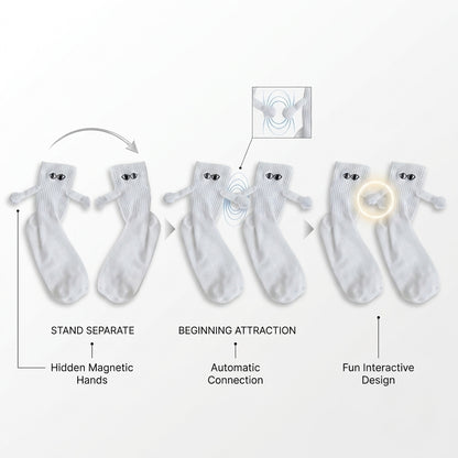 Magnetic Holding Hands Couple Socks