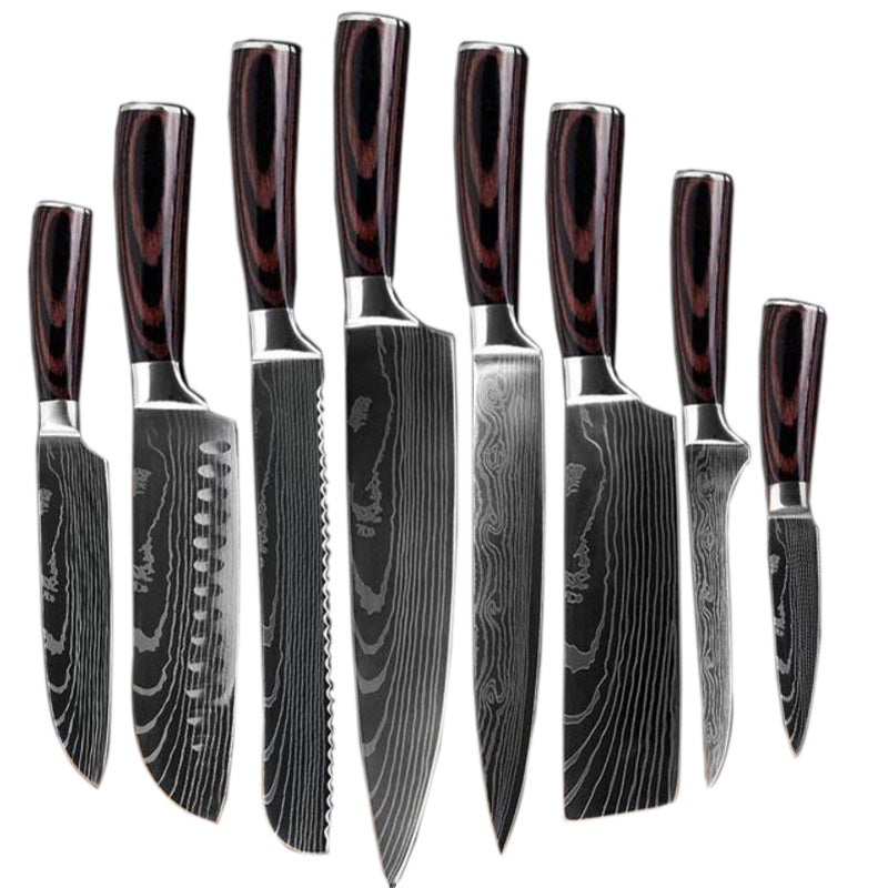 Knife Set with Kitchen Accessories