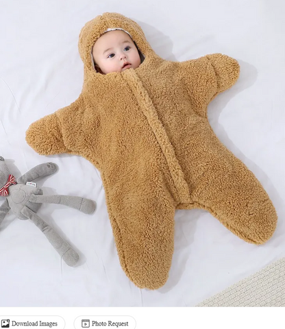 Cozy Star Baby Quilt Swaddle