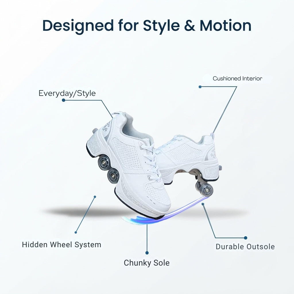 Deformation Roller Shoes