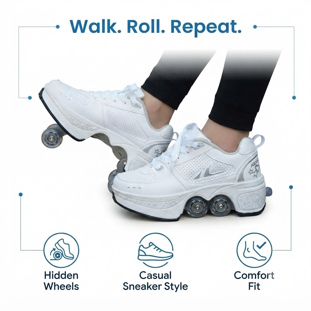 Deformation Roller Shoes