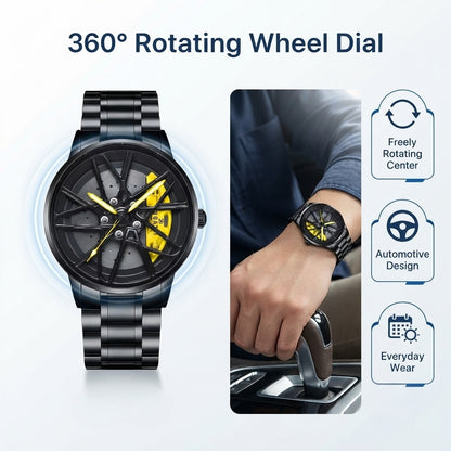 Car Wheel Hub Rim Watch