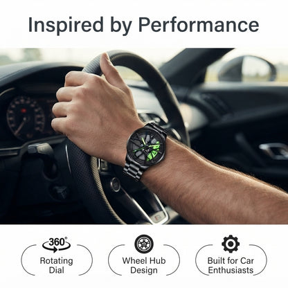 Car Wheel Hub Rim Watch