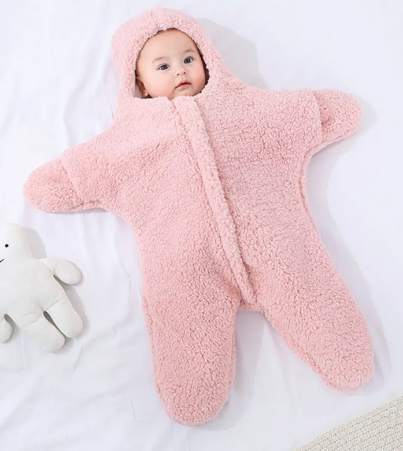 Cozy Star Baby Quilt Swaddle