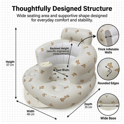 Inflatable Baby Chair for Dining & Bath