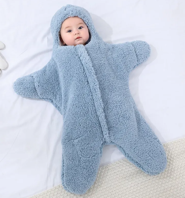 Cozy Star Baby Quilt Swaddle