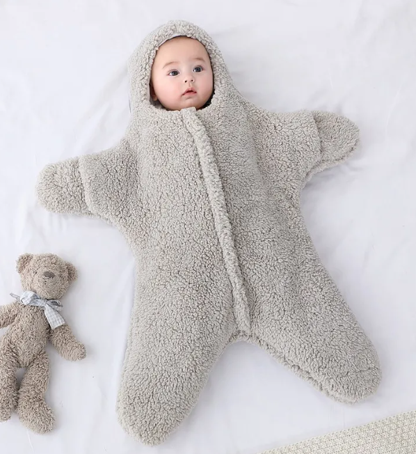 Cozy Star Baby Quilt Swaddle
