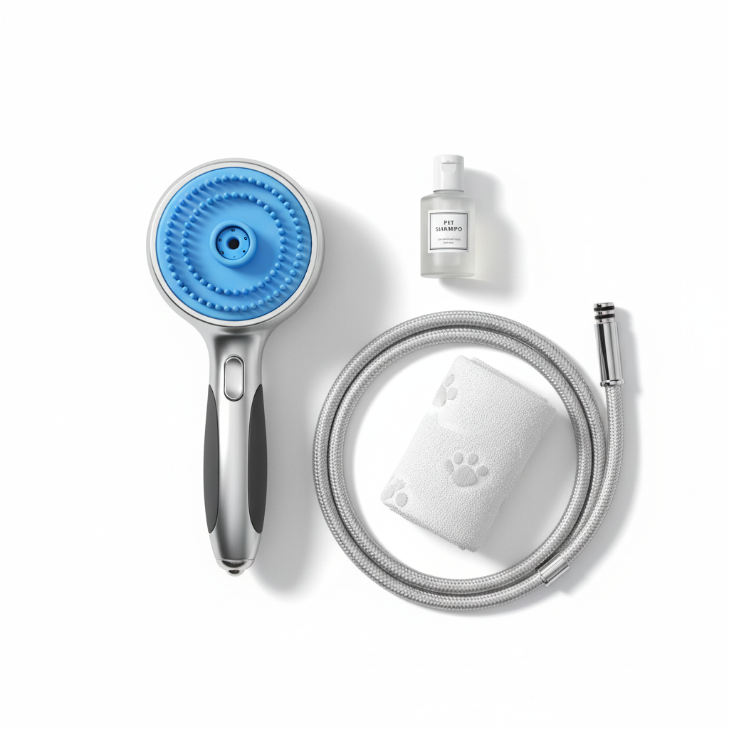 Dog Washer Flat Lay