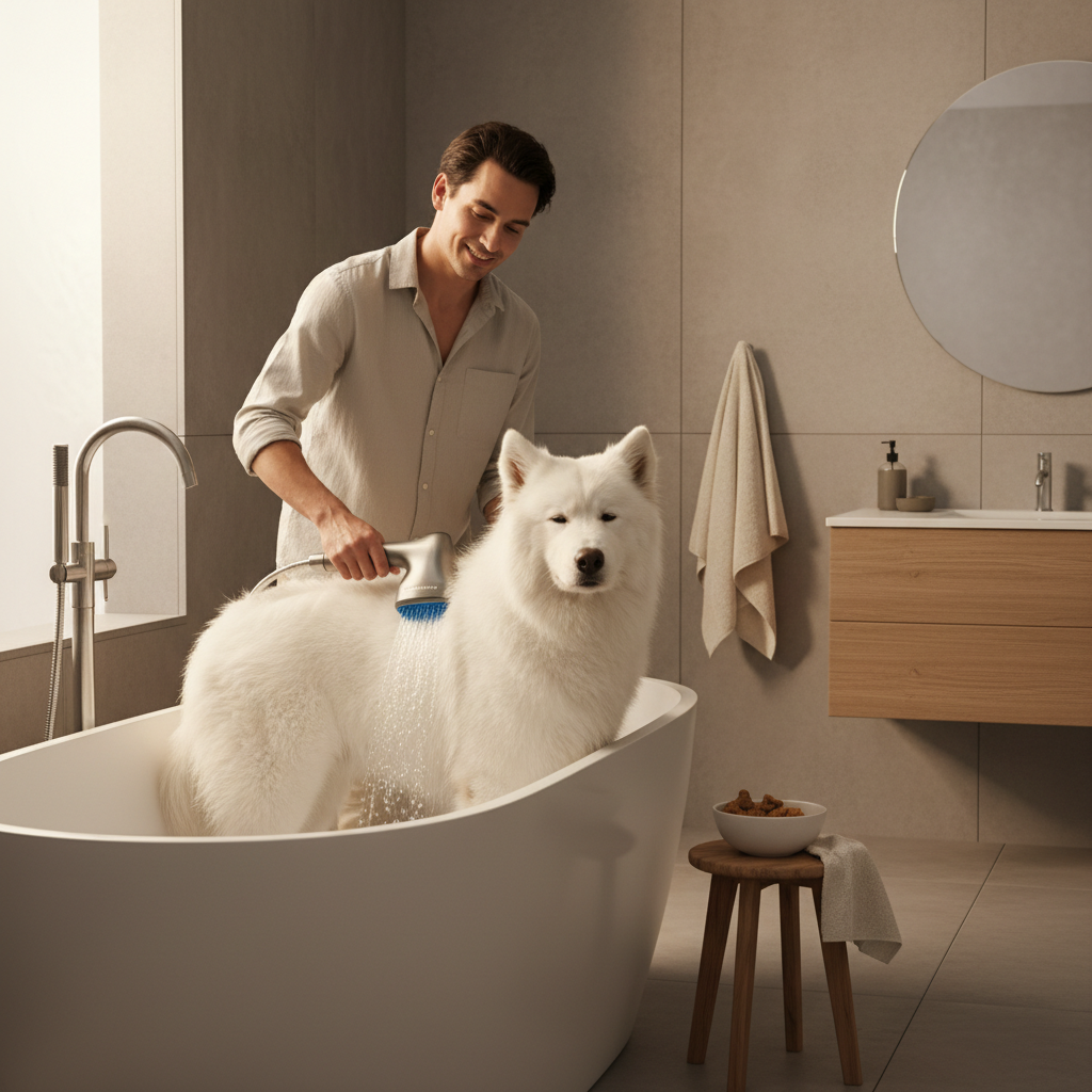 Dog Washer Indoor Lifestyle